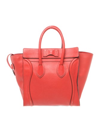 Celine Leather Luggage Mini