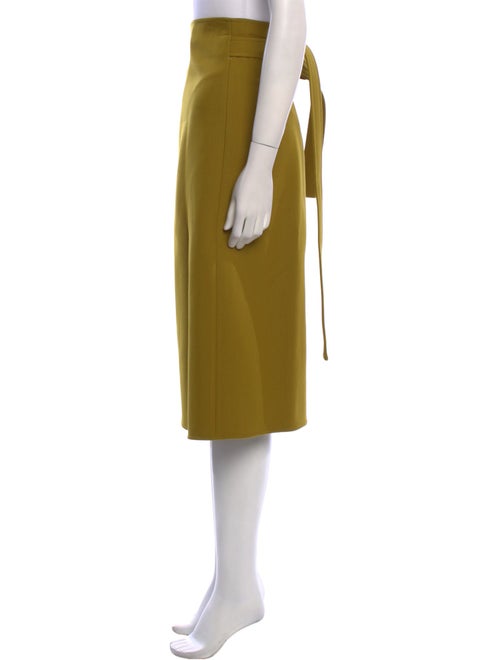 Celine Virgin Wool Midi Length Skirt