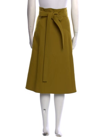 Celine Virgin Wool Midi Length Skirt