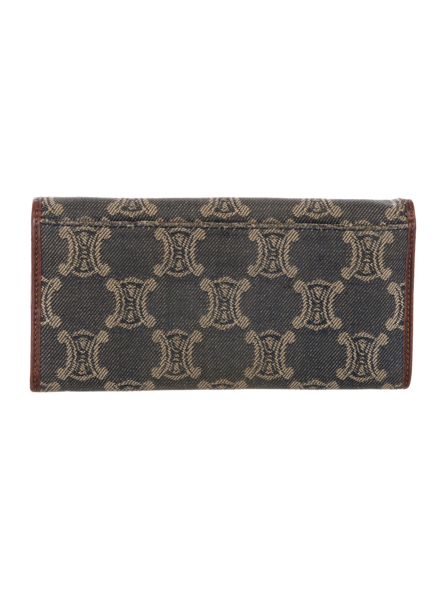 Celine Canvas Printed Wallet