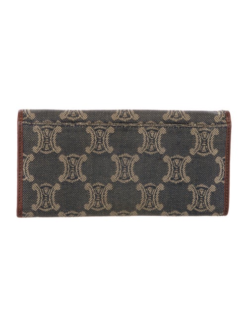 Celine Canvas Printed Wallet