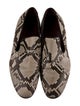 Celine Python Animal Print Loafers