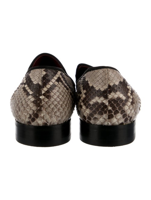 Celine Python Animal Print Loafers