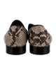 Celine Python Animal Print Loafers