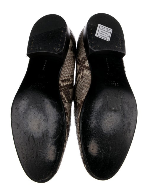 Celine Python Animal Print Loafers