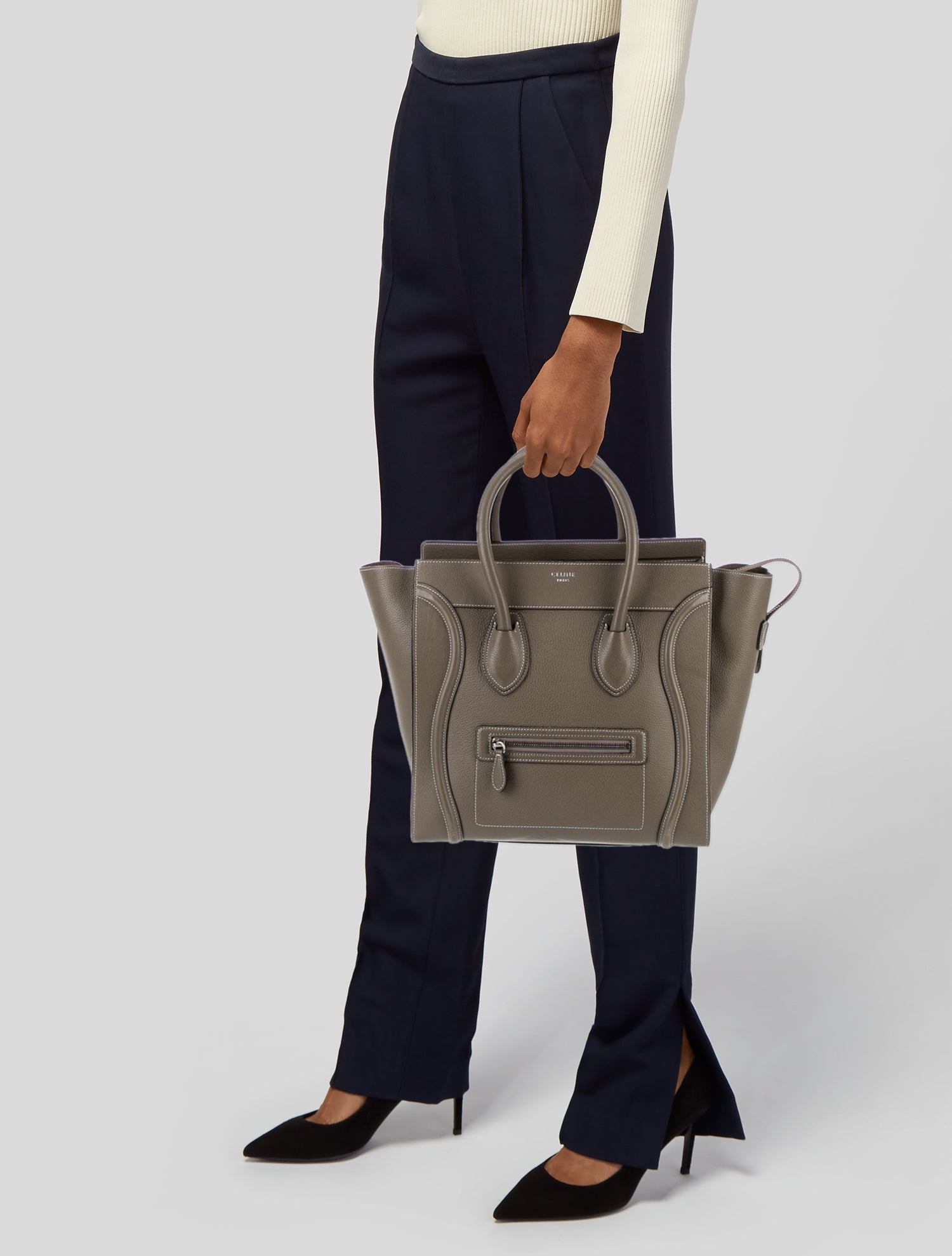 Celine Leather Luggage Mini