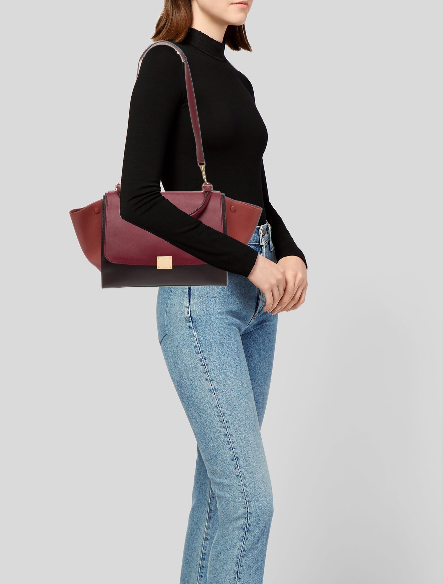 Celine Leather Trapeze Medium