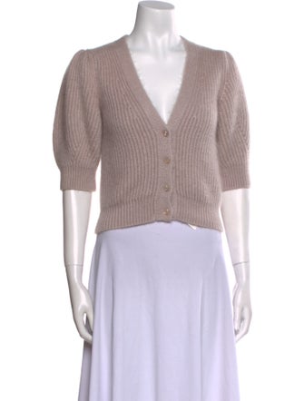 Celine Mohair V-Neck Sweater