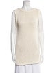 Celine Bateau Neckline Sleeveless Tunic
