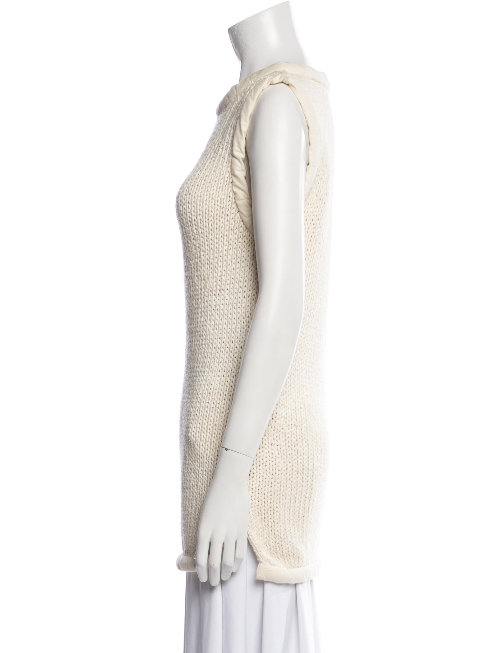 Celine Bateau Neckline Sleeveless Tunic