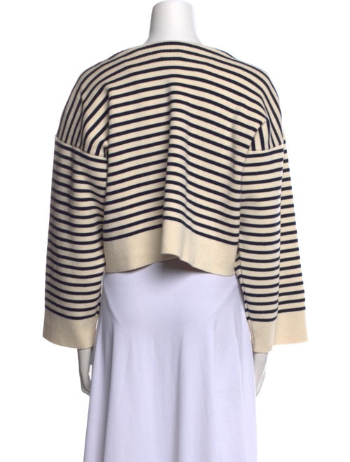 Celine Striped Bateau Neckline Sweater