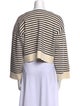 Celine Striped Bateau Neckline Sweater