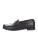 Celine Leather Chain-Link Accents Loafers