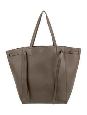 Celine Leather Cabas Phantom w/Belt Medium