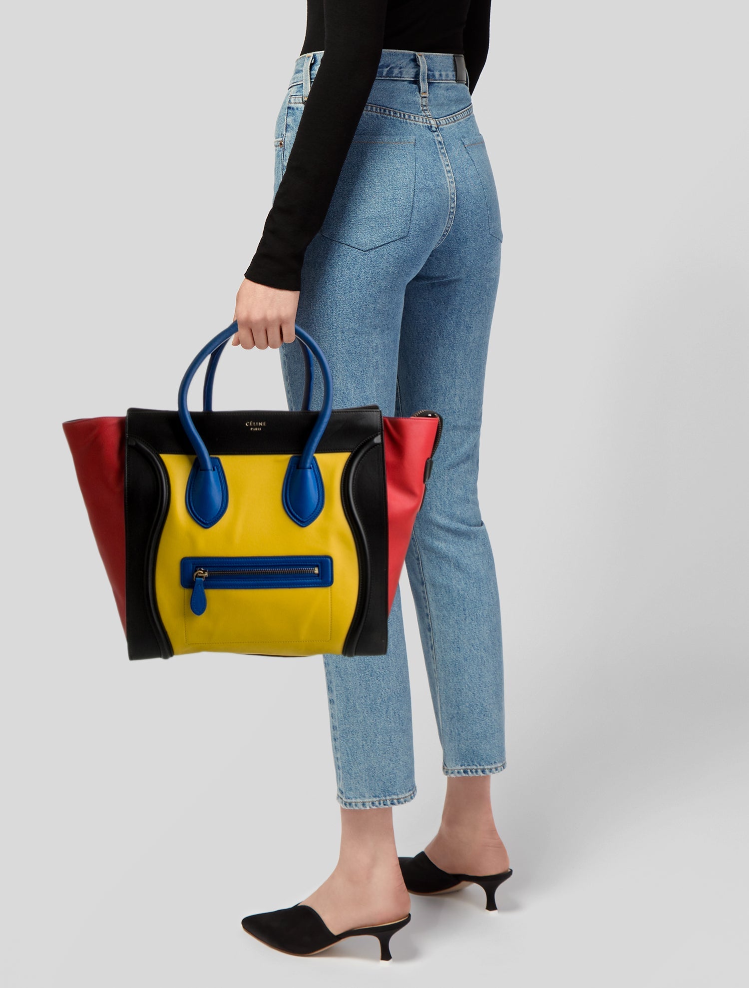 Celine Leather Luggage Mini