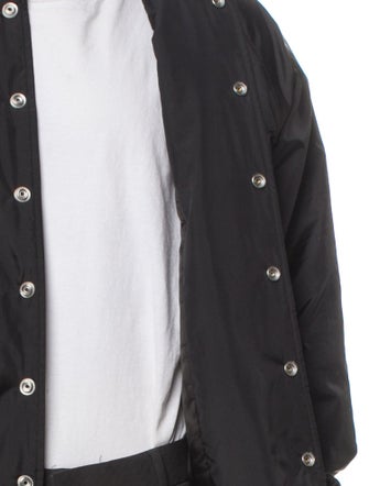 Celine Signature Logo Nylon Bomber Jacket