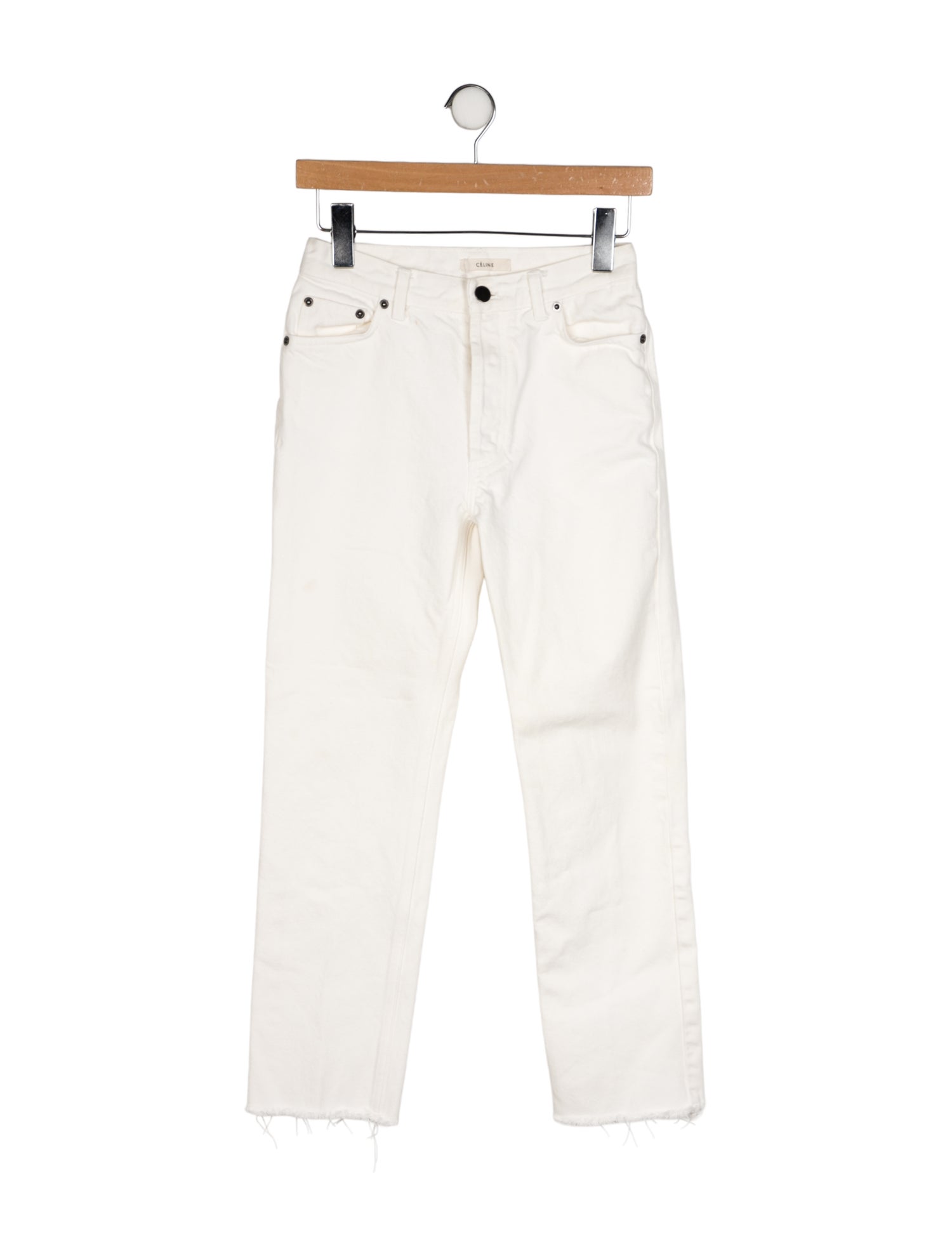 Celine Mid-Rise Straight Leg Jeans