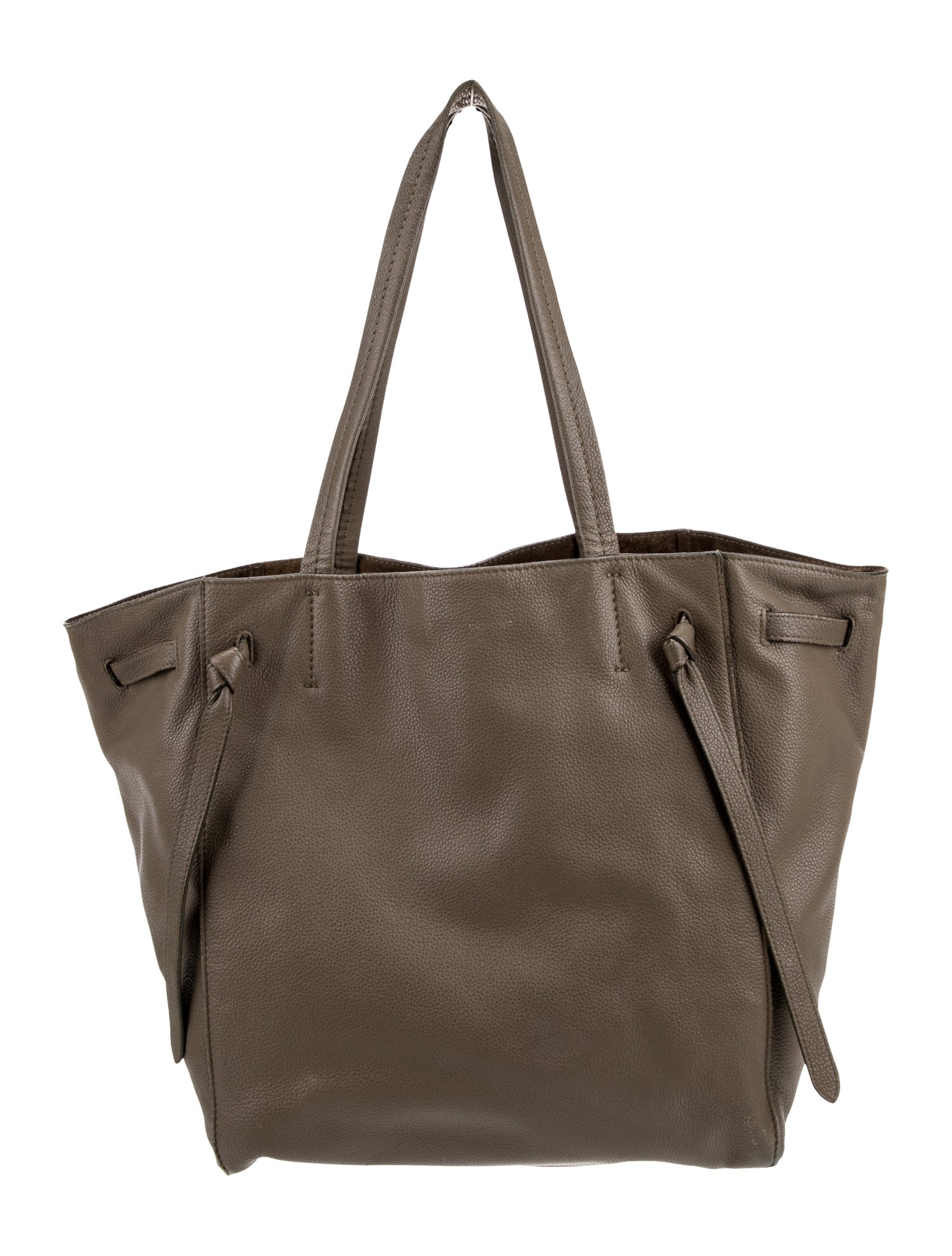 Celine Leather Cabas Phantom w/Belt Small