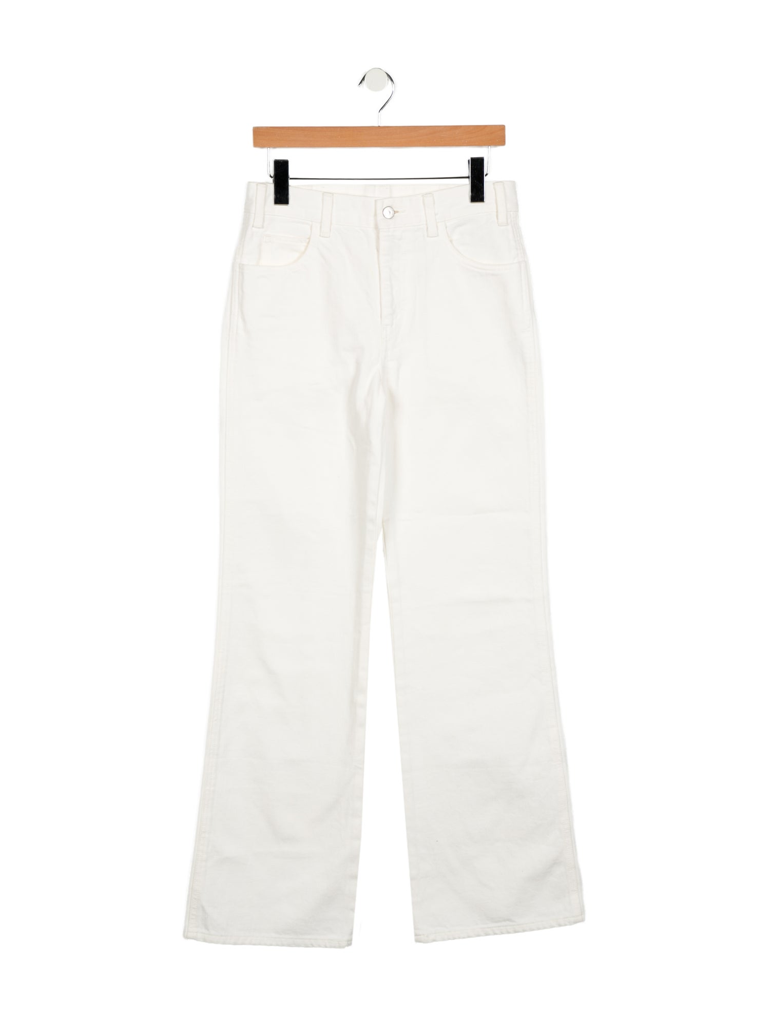 Celine Mid-Rise Wide Leg Jeans