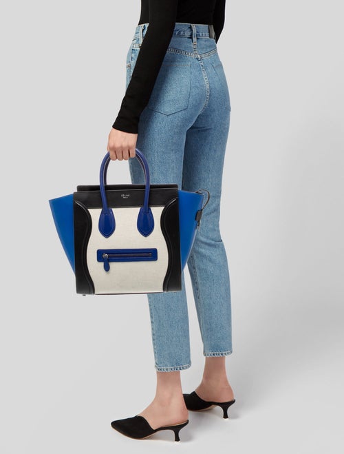 Celine Canvas Luggage Mini
