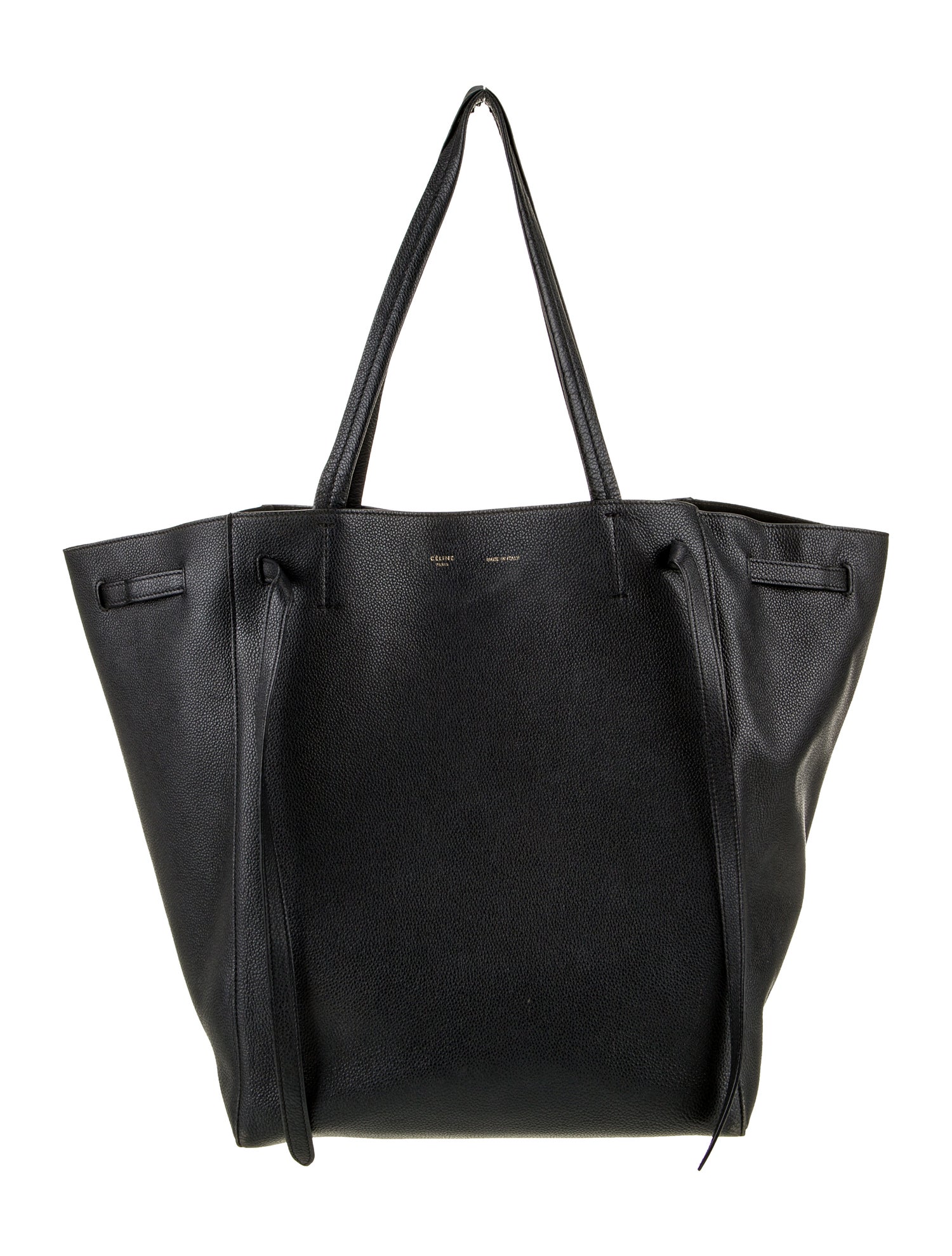 Celine Leather Cabas Phantom w/Belt Medium