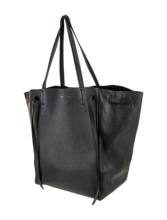 Celine Leather Cabas Phantom w/Belt Medium