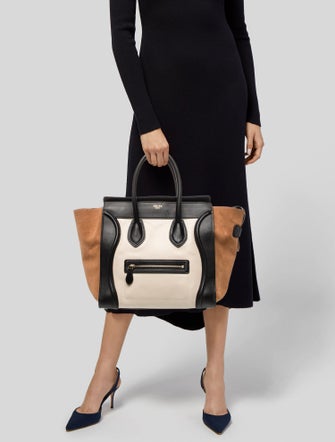 Celine Leather Luggage Mini