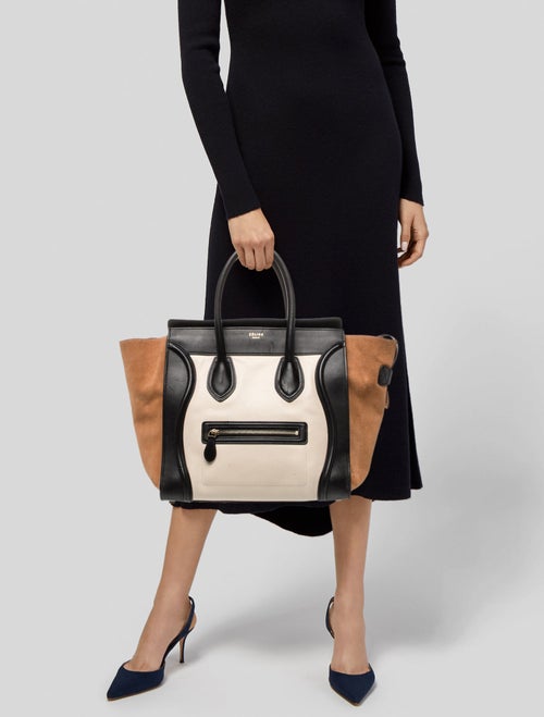 Celine Leather Luggage Mini