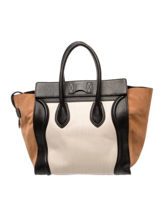 Celine Leather Luggage Mini
