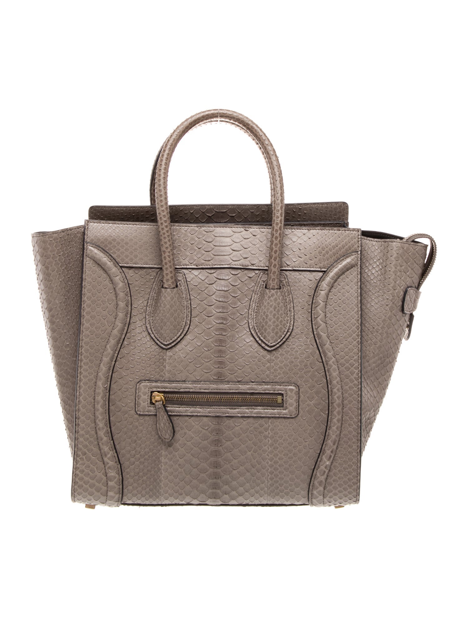 Celine Snakeskin Luggage Micro