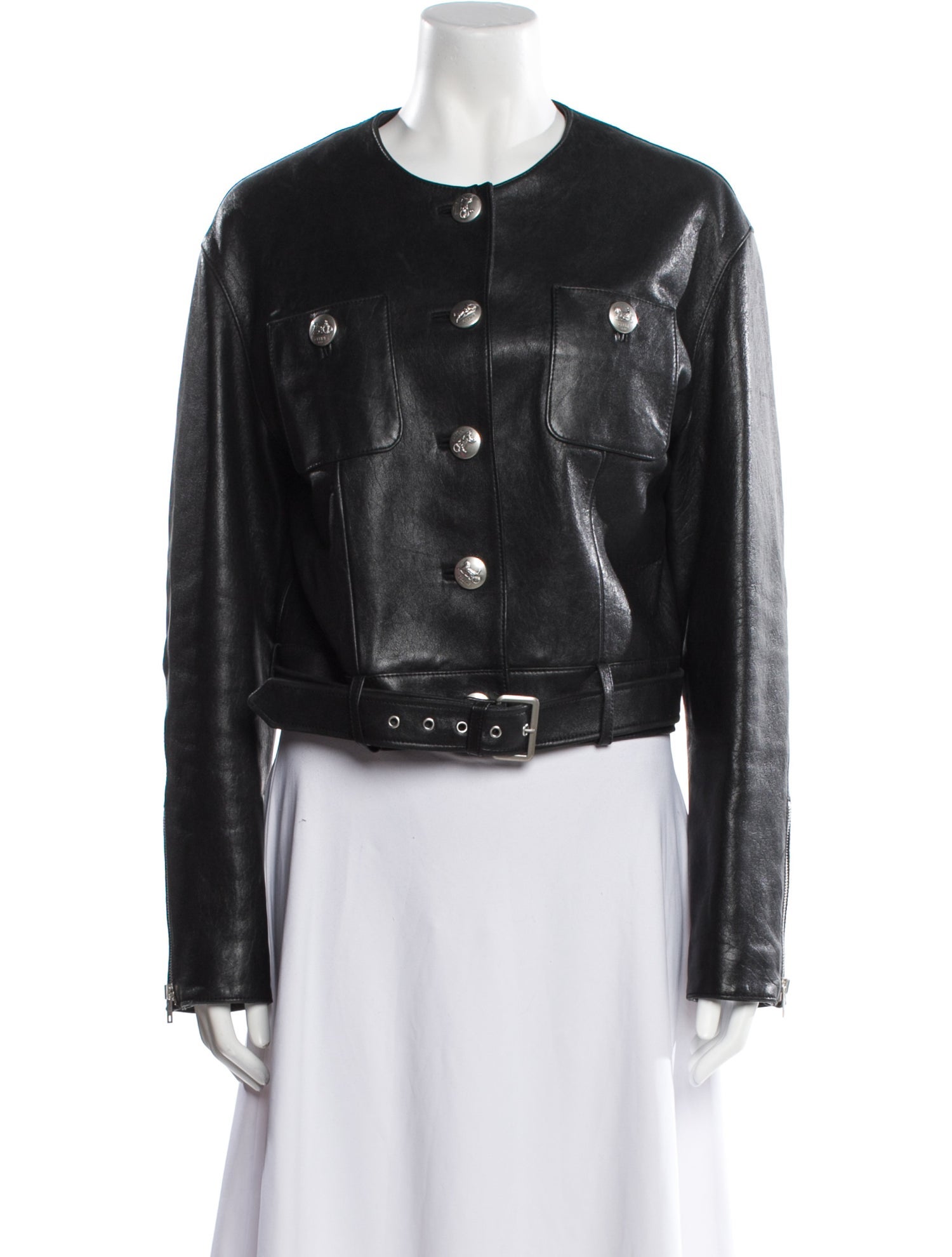 Celine Eddie Lamb Leather Biker Jacket w/ Tags