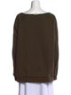 Celine Scoop Neck Long Sleeve Sweatshirt