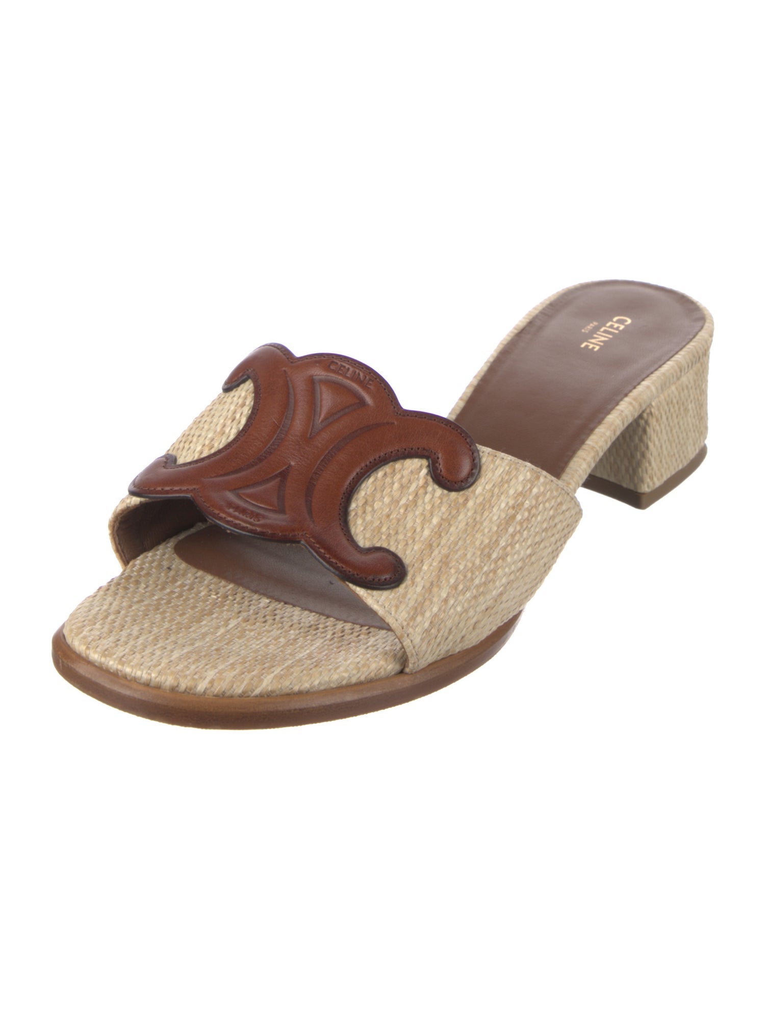 Celine Straw Espadrilles