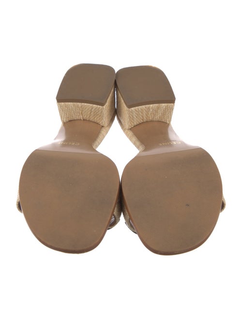 Celine Straw Espadrilles