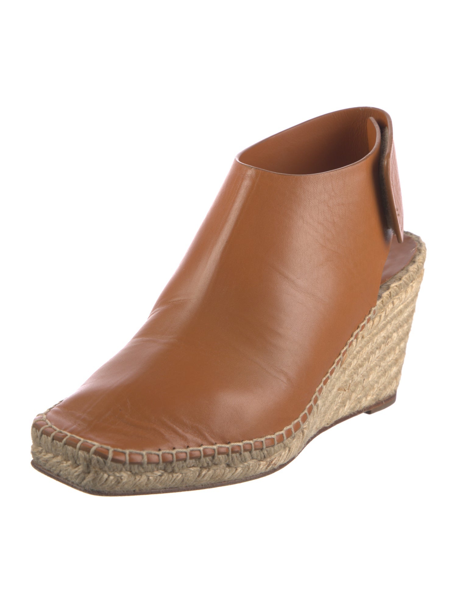 Celine Leather Colorblock Pattern Slingback Pumps