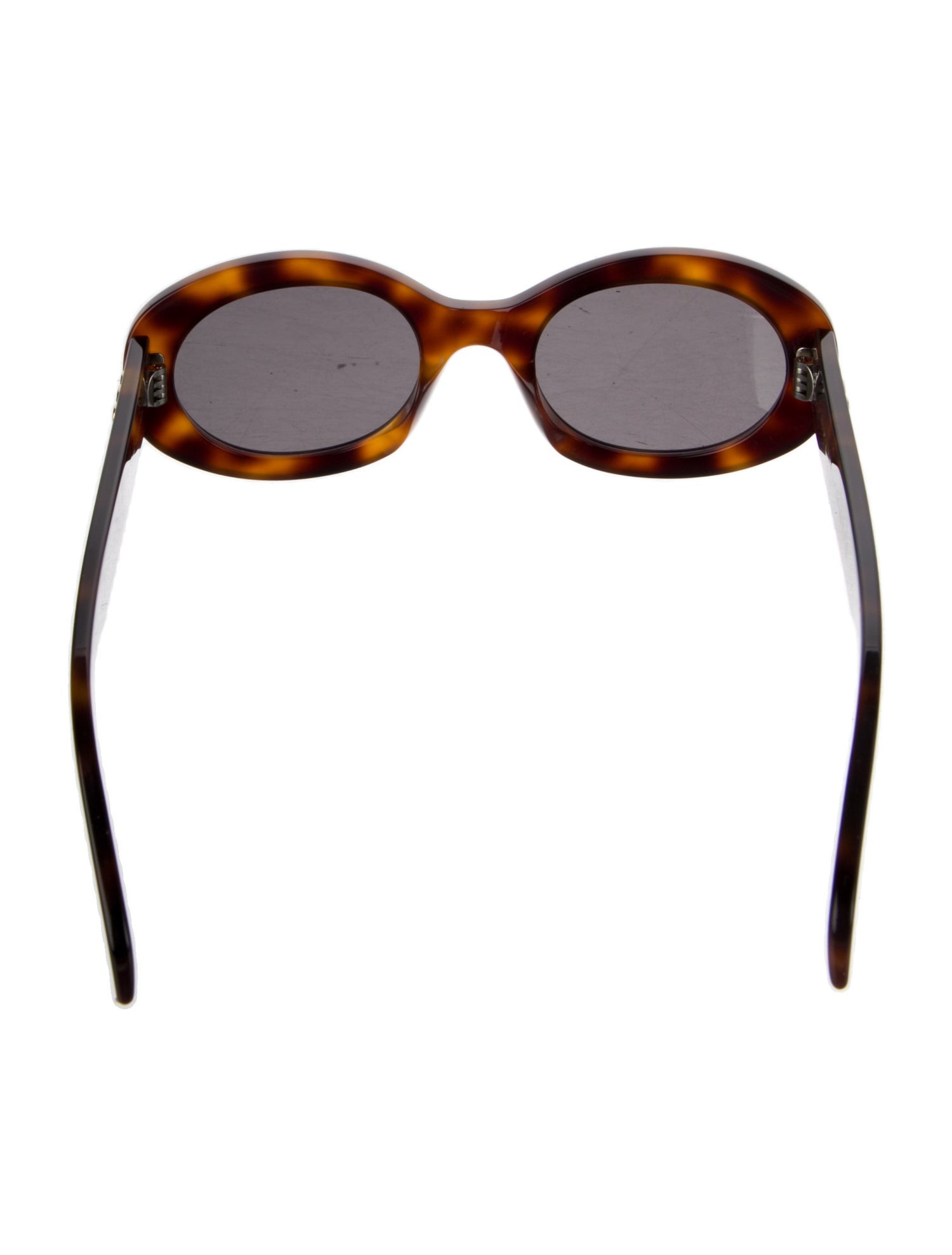 Celine Round Mirrored Sunglasses