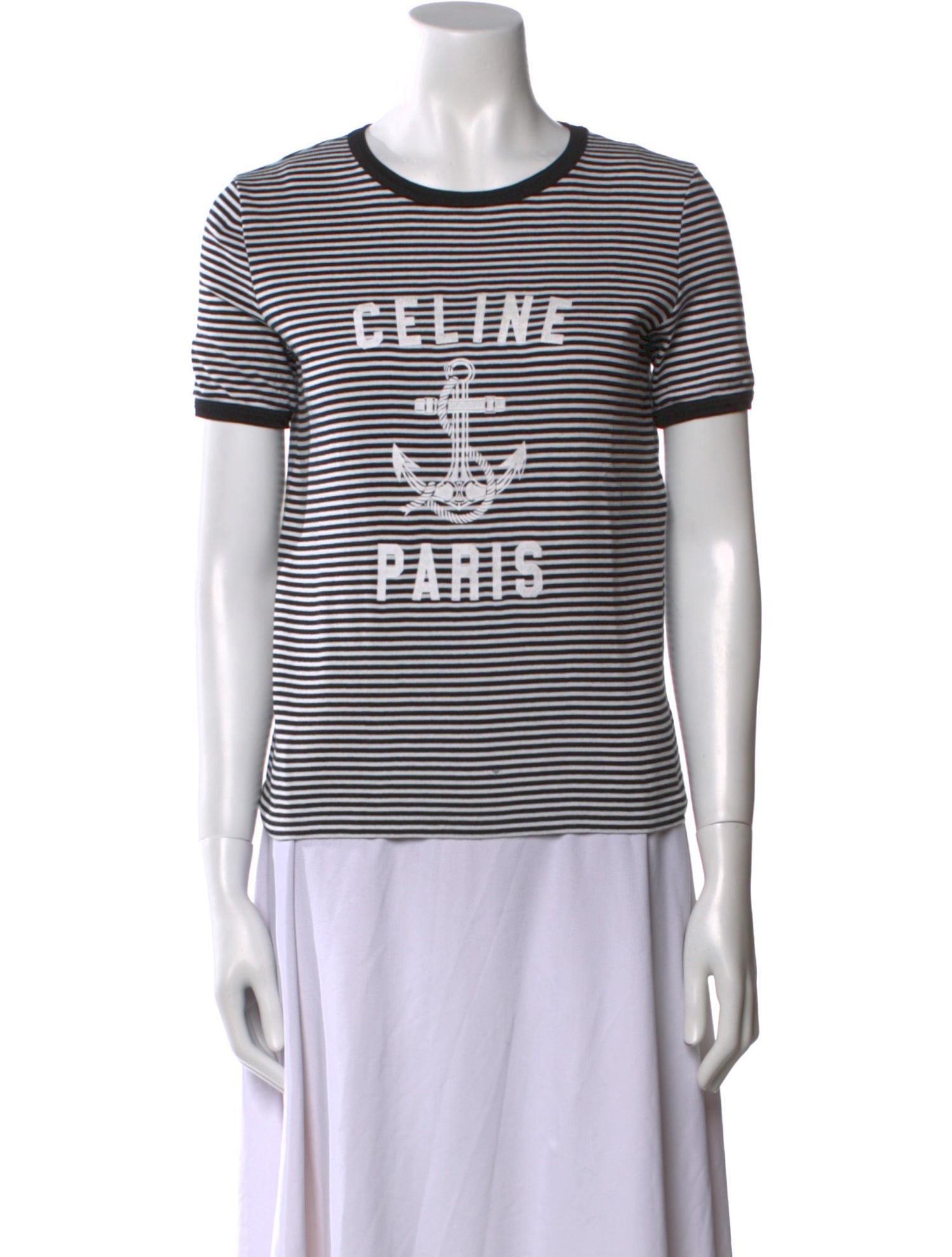 Celine Anchor Striped T-Shirt
