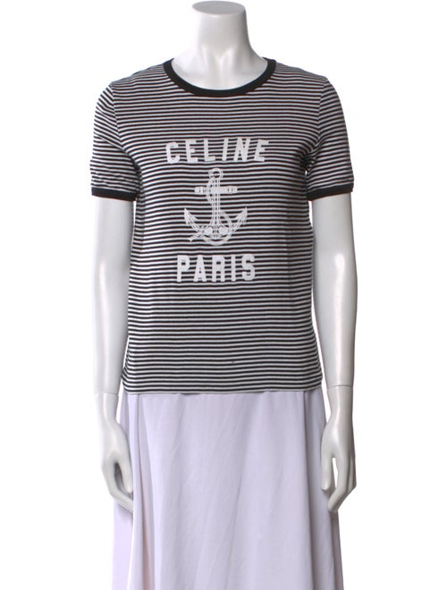 Celine Anchor Striped T-Shirt