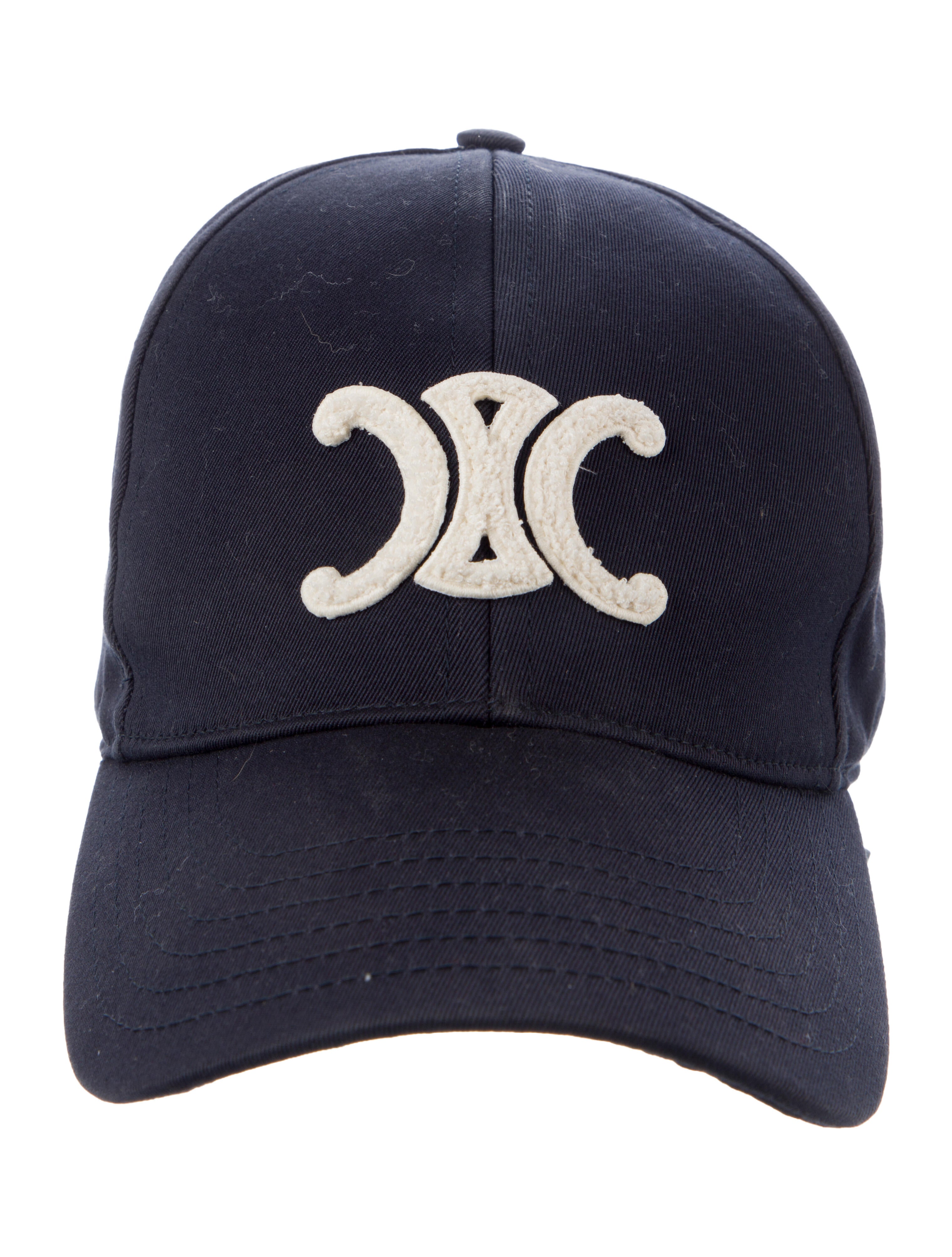 Celine Embroidered Triomphe Baseball Cap