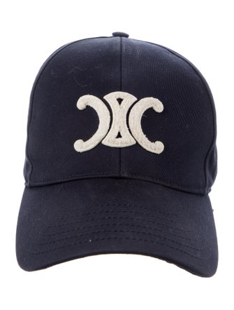 Celine Embroidered Triomphe Baseball Cap