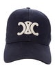 Celine Embroidered Triomphe Baseball Cap