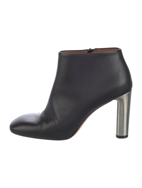 Celine Leather Colorblock Pattern Boots