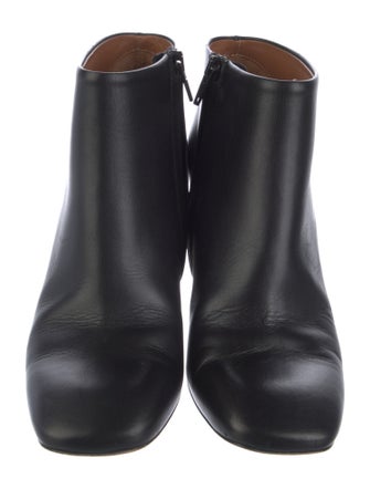 Celine Leather Colorblock Pattern Boots