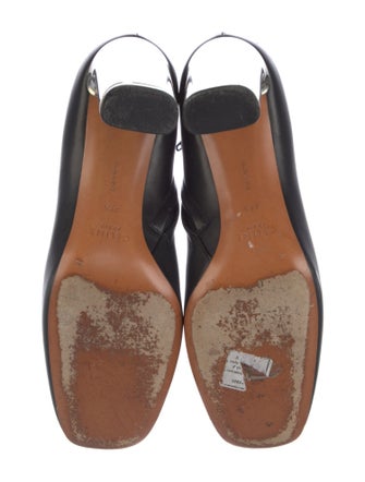 Celine Leather Colorblock Pattern Boots