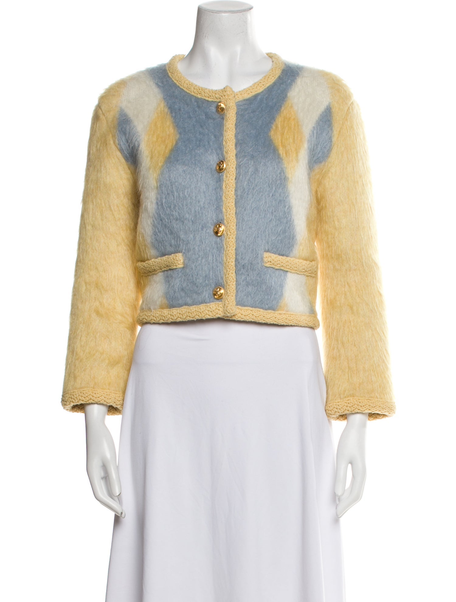 Celine Chasseur Mohair Evening Jacket