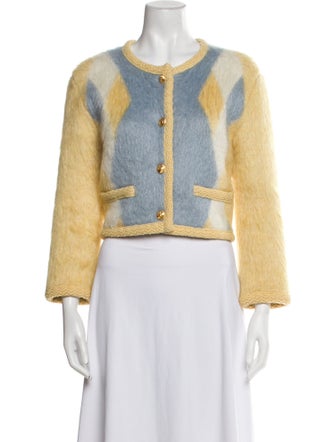 Celine Chasseur Mohair Evening Jacket