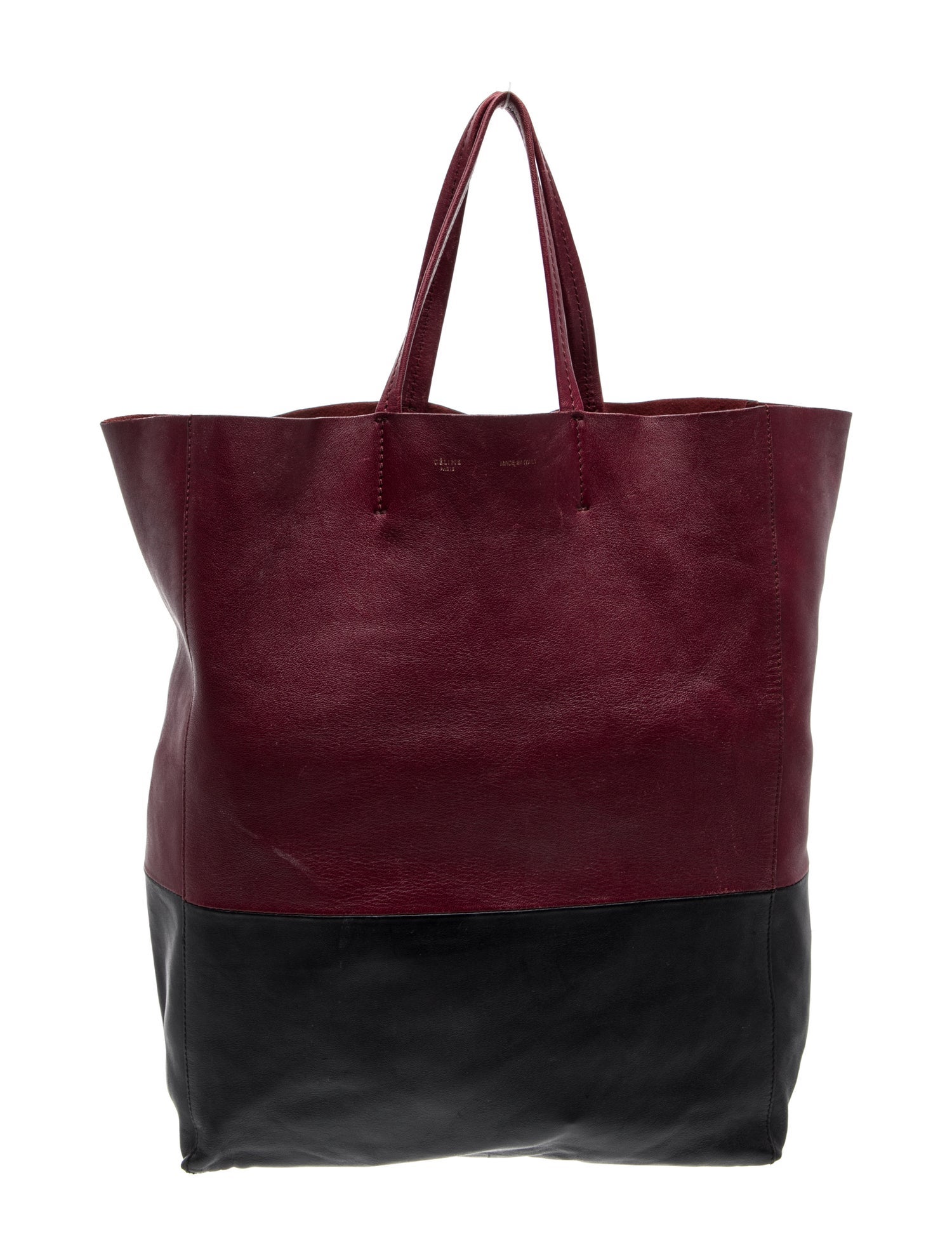 Celine Leather Vertical Cabas