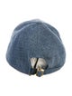 Celine Denim Triomphe Baseball Cap