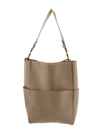 Celine Leather Seau Sangle Medium