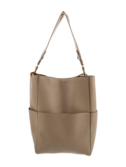 Celine Leather Seau Sangle Medium